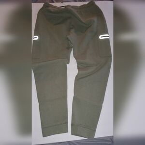Olive green sweatpants